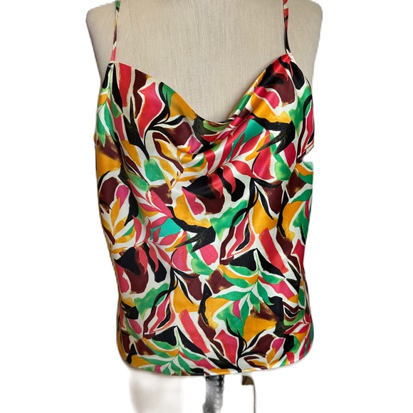 BNWT Nine West Floral Tank Blouse. size medium - Picture 1 of 8